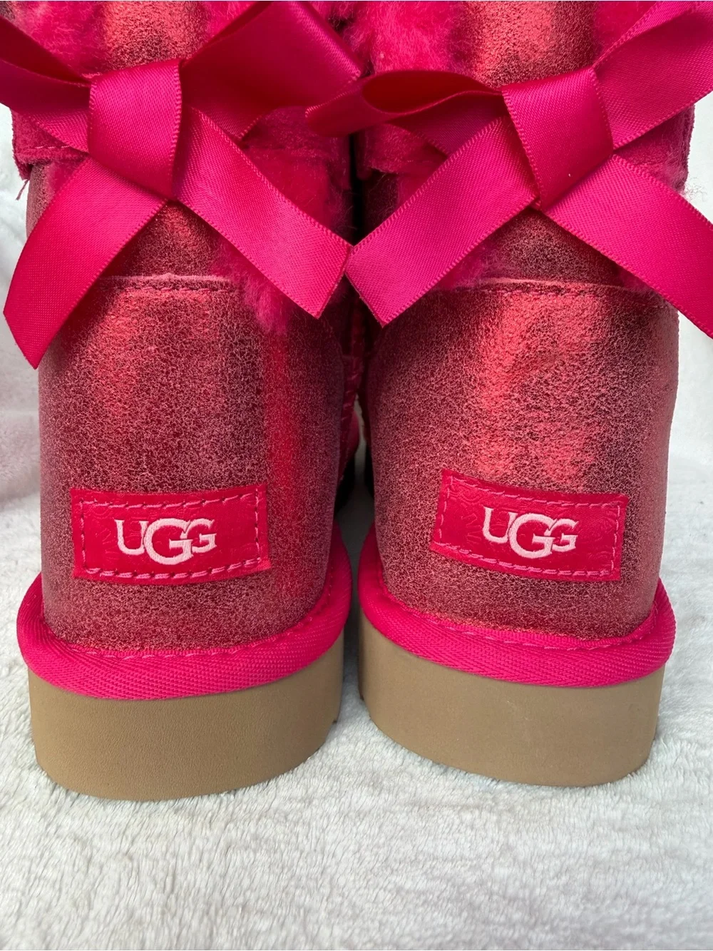 UGG featuring metallic